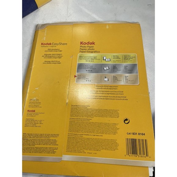 Inkjet Photo Paper Kodak, Great Transparencies And Avery Postcards Leftover Lot - Picture 3 of 10